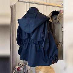 South Korea Drawstring Windbreaker Jacket