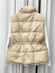 Women’s Cotton Waistcoat Vest – Sleeveless Winter Padded Jacket