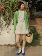 Three-Dimensional Rose Short Skirt