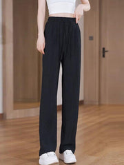 Narrow Wide-Leg Summer Pants