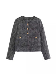 Textured Slim Fit Long-Sleeve Jacket