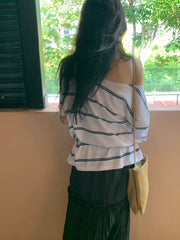 Off-Shoulder Cotton Tee