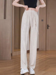 Narrow Wide-Leg Summer Pants