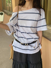 Off-Shoulder Cotton Tee