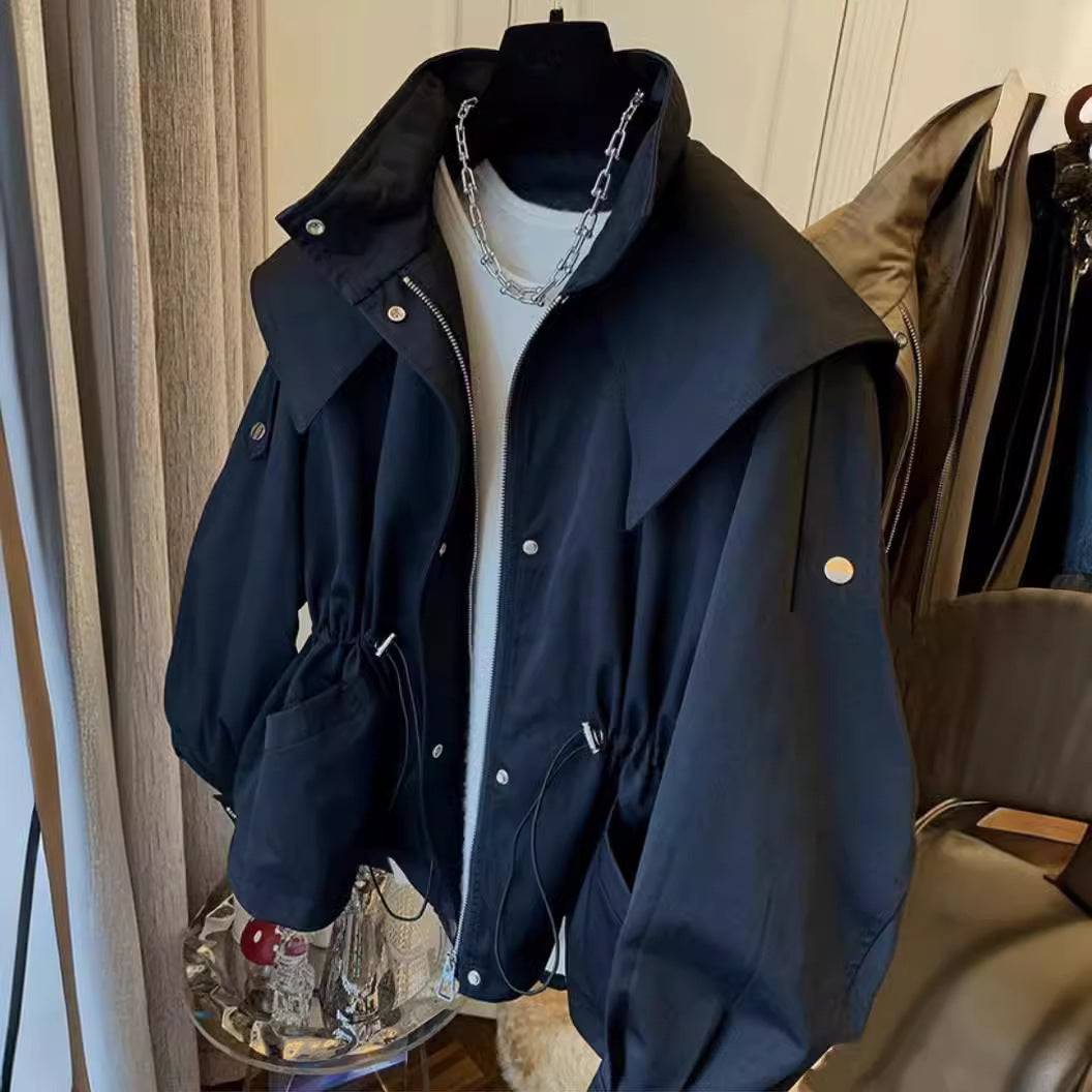 South Korea Drawstring Windbreaker Jacket
