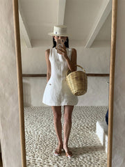 Summer Sleeveless Waist Dress
