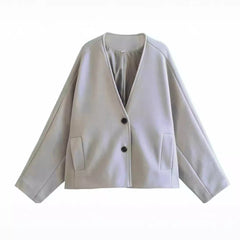 Woolen Kimono Coat