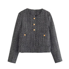 Textured Slim Fit Long-Sleeve Jacket