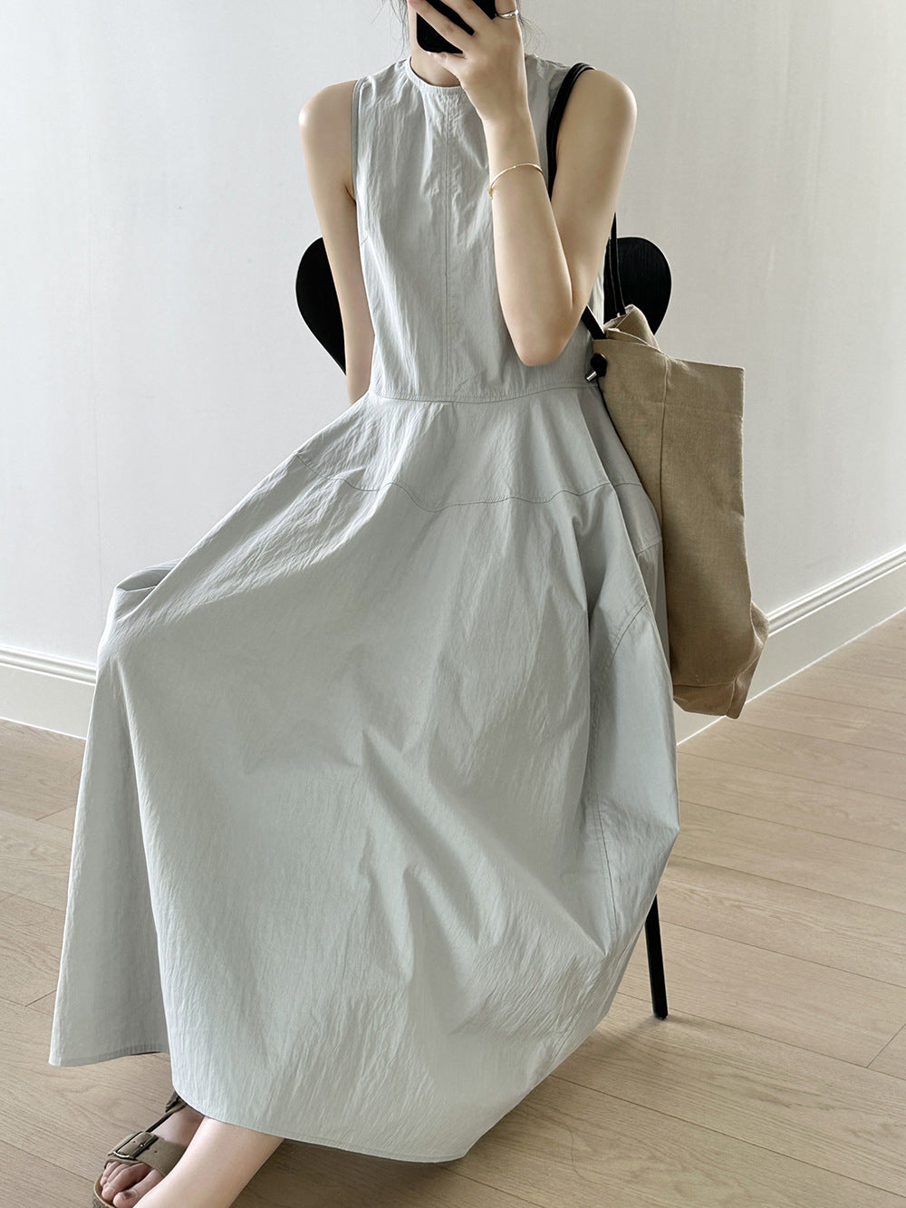 Swing Cotton Sleeveless Summer Dress