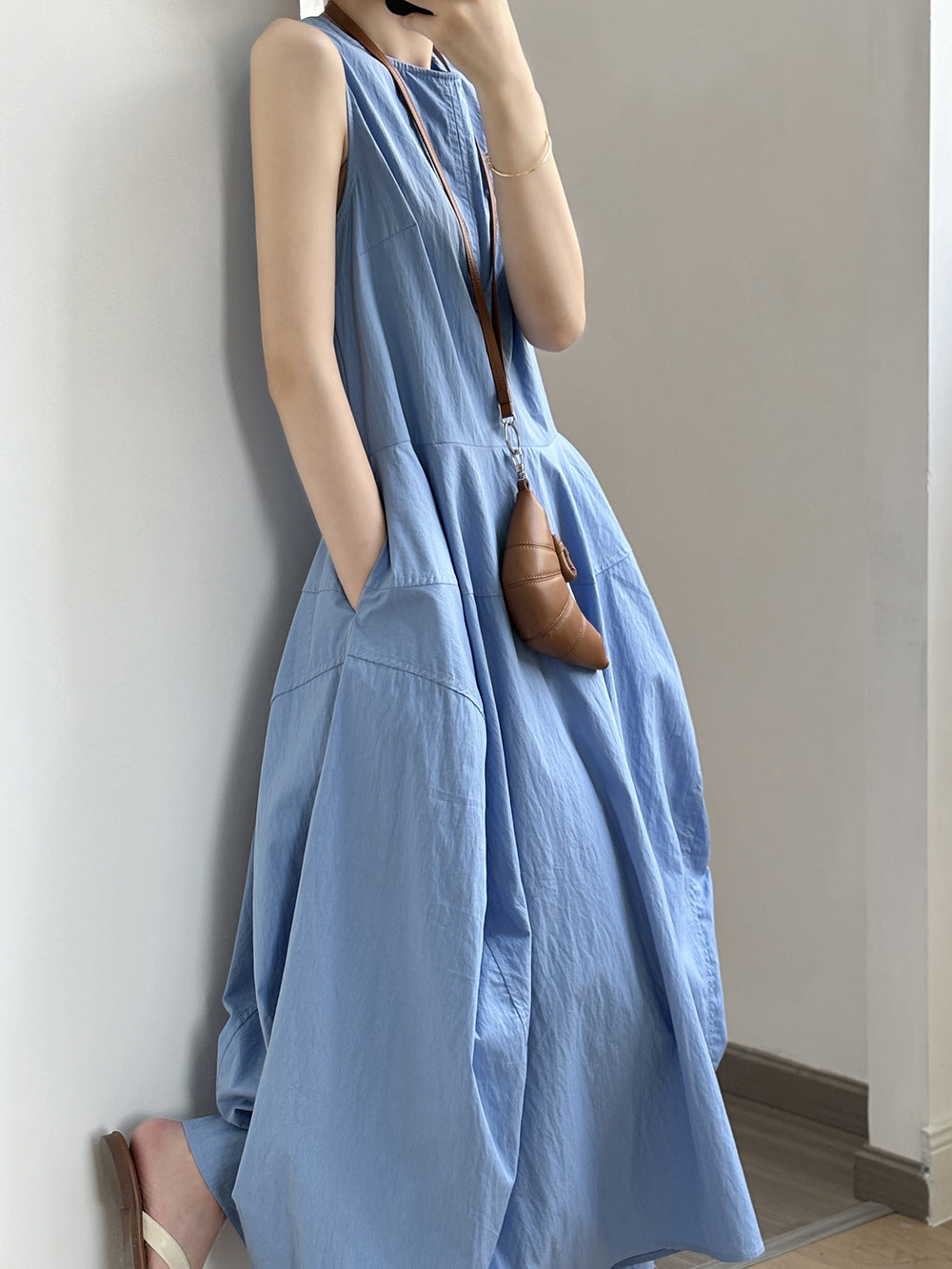 Swing Cotton Sleeveless Summer Dress