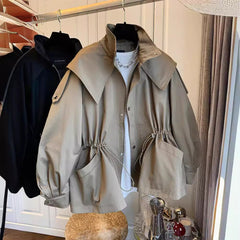 South Korea Drawstring Windbreaker Jacket