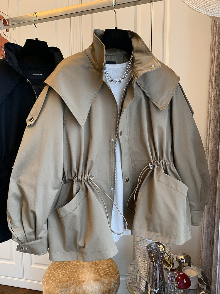 South Korea Drawstring Windbreaker Jacket