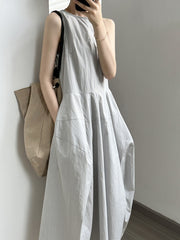 Swing Cotton Sleeveless Summer Dress
