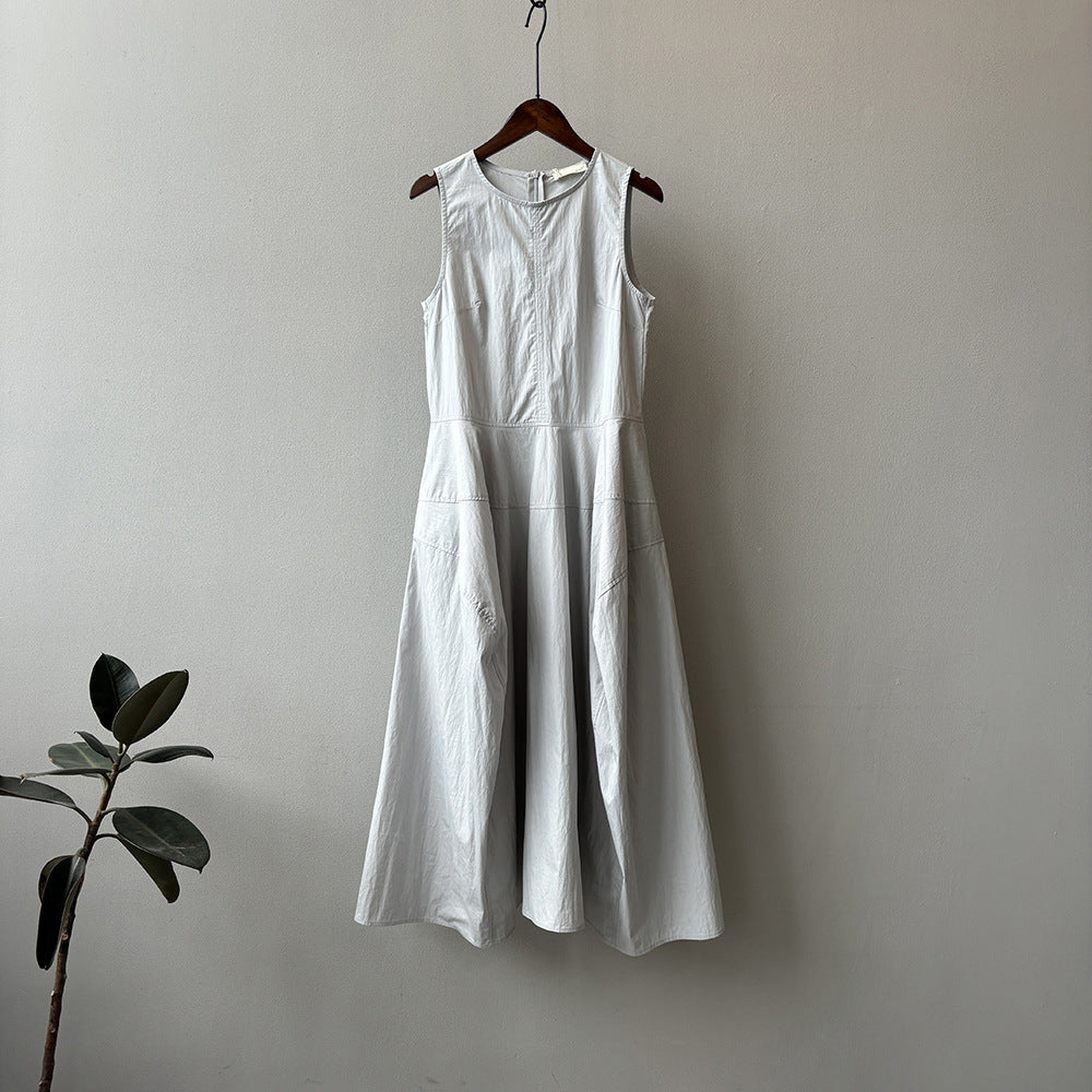 Swing Cotton Sleeveless Summer Dress