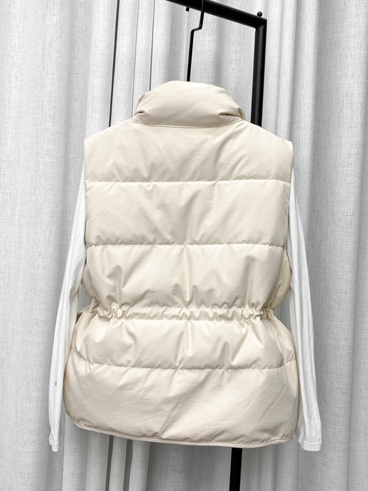 Women’s Cotton Waistcoat Vest – Sleeveless Winter Padded Jacket