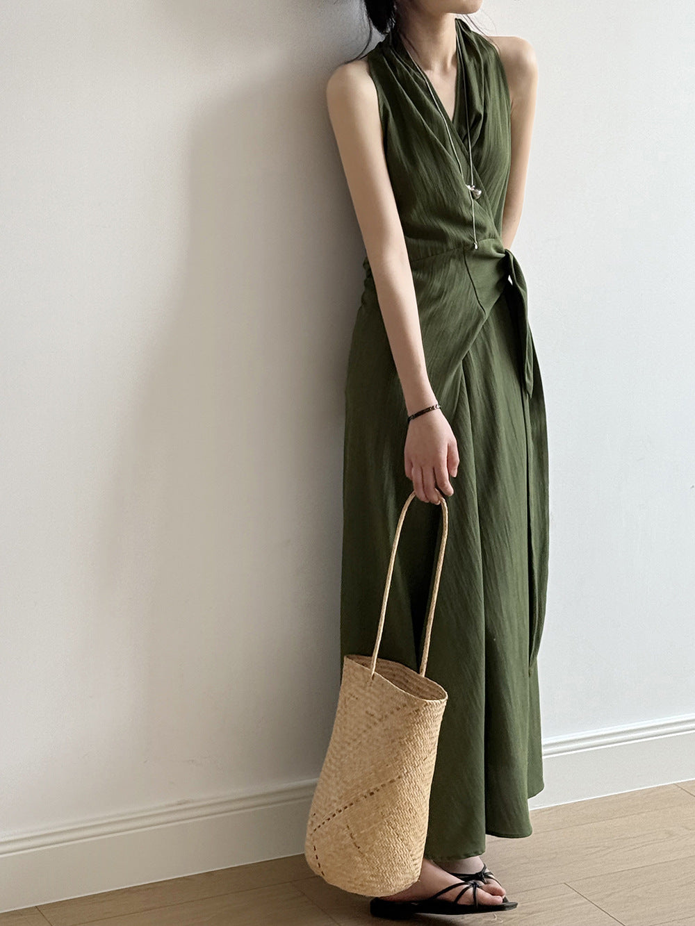 Retro Sleeveless Long Summer Dress